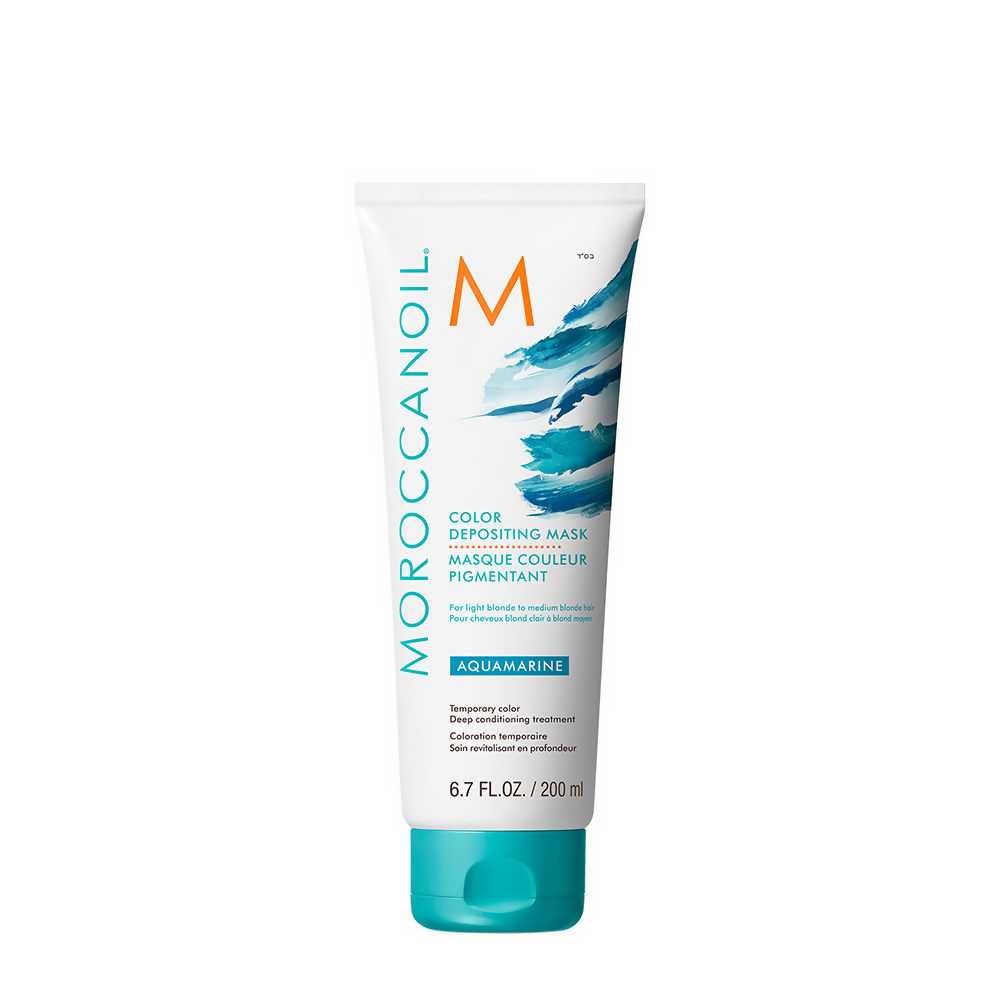 Moroccanoil Color Deposit Mask Auqamarine | Grocsy