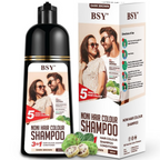 Bsy 5-Min 3 IN 1 Natural Hair colour shampoo - Brown | Grocsy