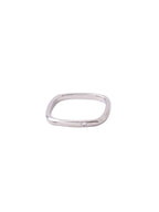 NVR Women's Silver-Plated Rectangular Stylish Ring | Grocsy