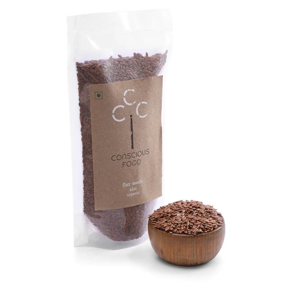Conscious Food Organic Flax Seeds | Grocsy