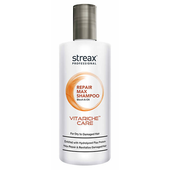 Streax Professional Vitariche Care Repair Max Shampoo | Grocsy