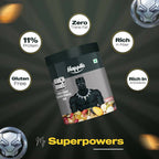 Happilo Daily Dose Super Fitness Mix-Marvel Black Panther Edition | Grocsy