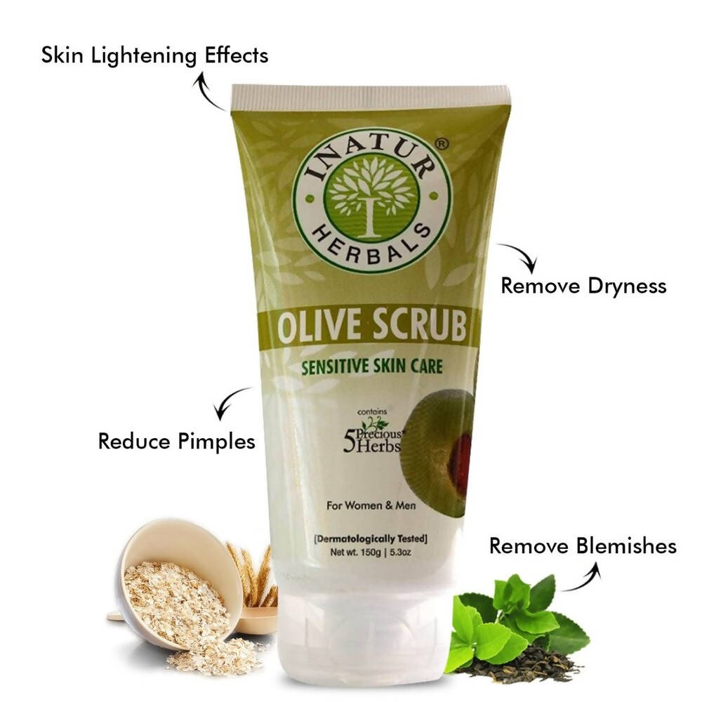 Inatur Olive Scrub | Grocsy