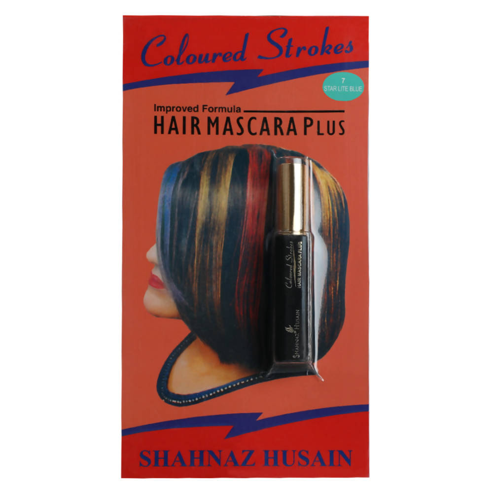 Shahnaz Husain Hair Mascara Plus Shade No.7 - Starlight Blue | Grocsy