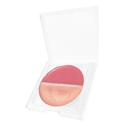 Ruby's Organics Crème Duo (Blush + Highlighter) - Deep Rose + Illuminate | Grocsy