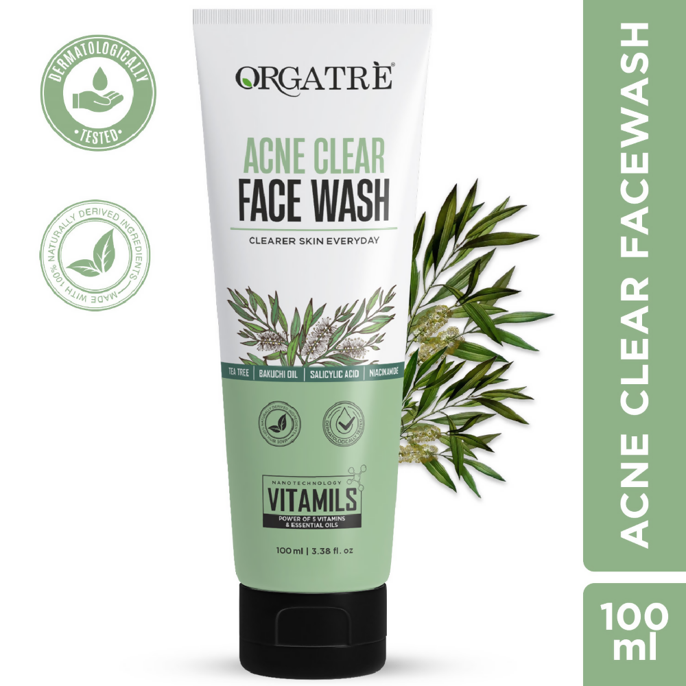 Orgatre Acne Clear Face Wash | Grocsy