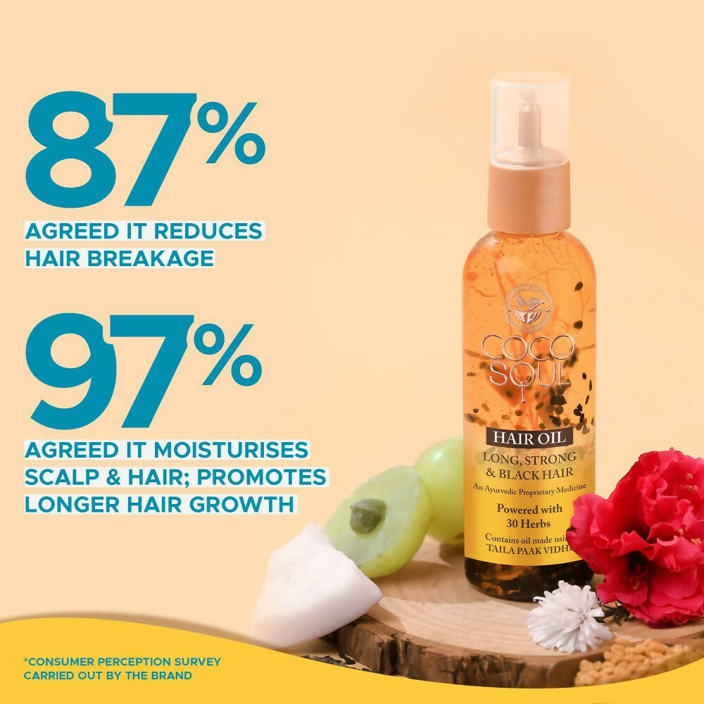 Coco Soul Hair Oil – Long Strong & Black | Grocsy