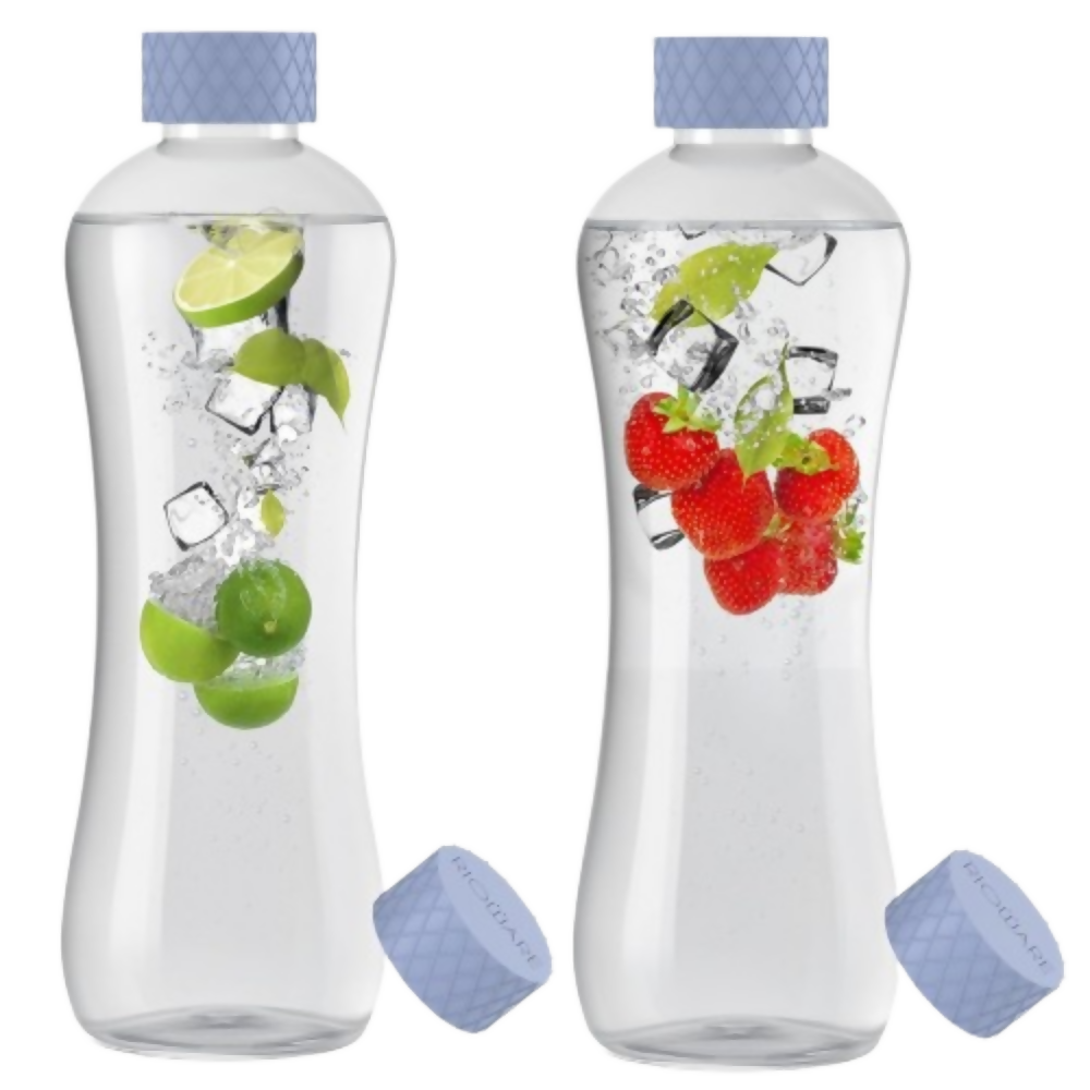 Rioware Glass Water Bottle - Blue | Grocsy