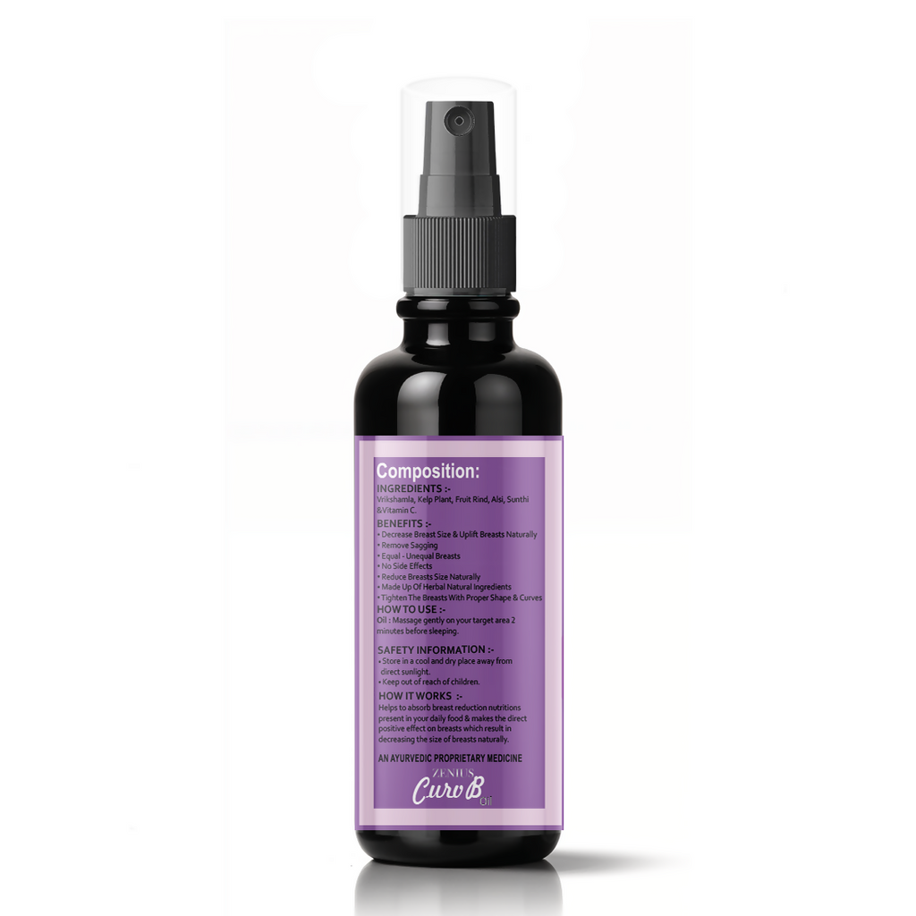 Zenius Curv B Oil for Breast Massage | Grocsy