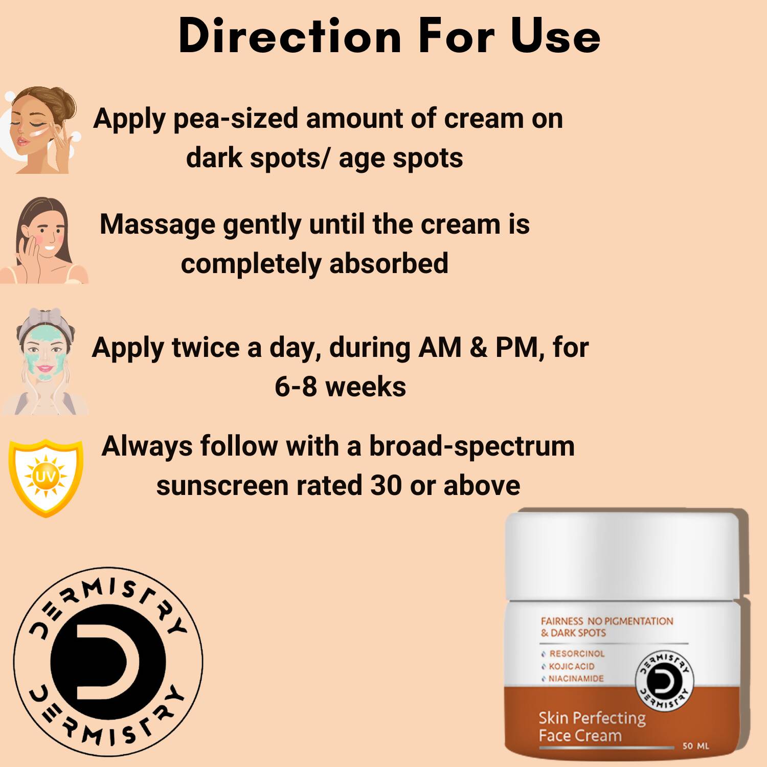 Dermistry Skin Perfecting Face Cream & Skin Perfecting Face Mask | Grocsy