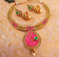 Multicolor Antique designer Necklace Set | Grocsy
