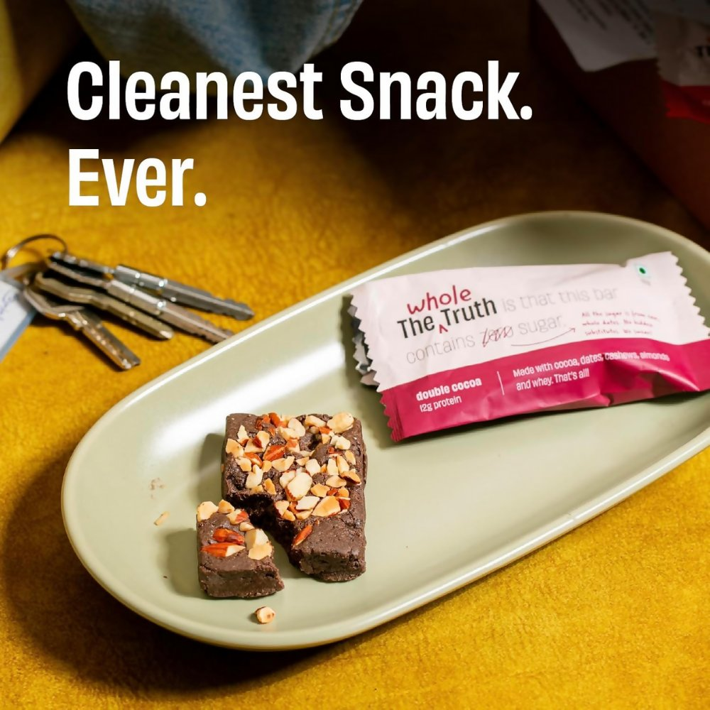The Whole Truth Protein Bars - Double Cocoa | Grocsy