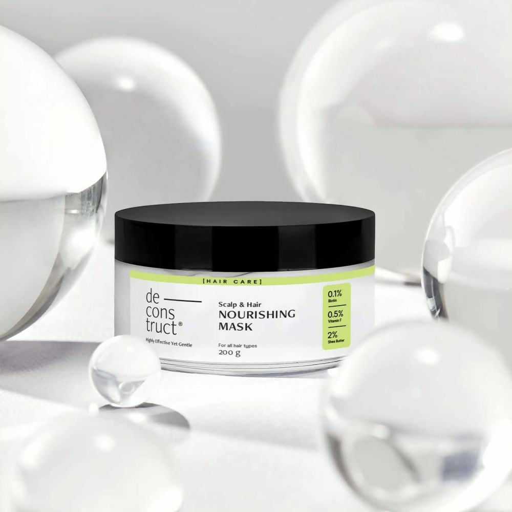 Deconstruct Scalp & Hair Nourishing Mask For Dry & Frizzy Hair, Deep Nourishment | Grocsy