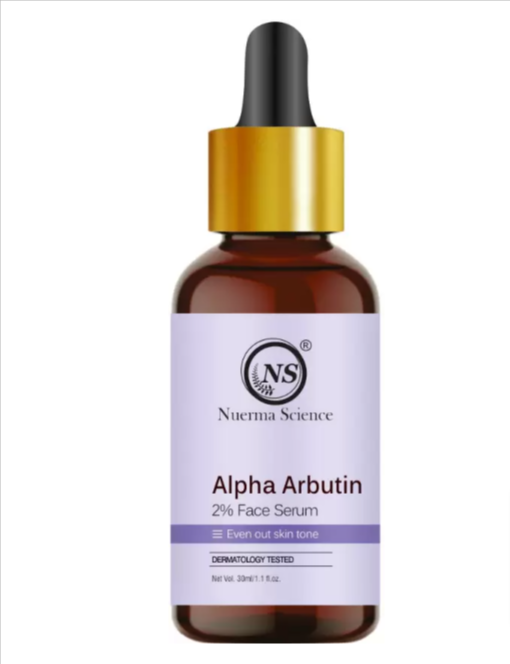 Nuerma Science 2% Alpha Arbutin Face Serum | Brighten, Fade, Even Skin Tone | Grocsy