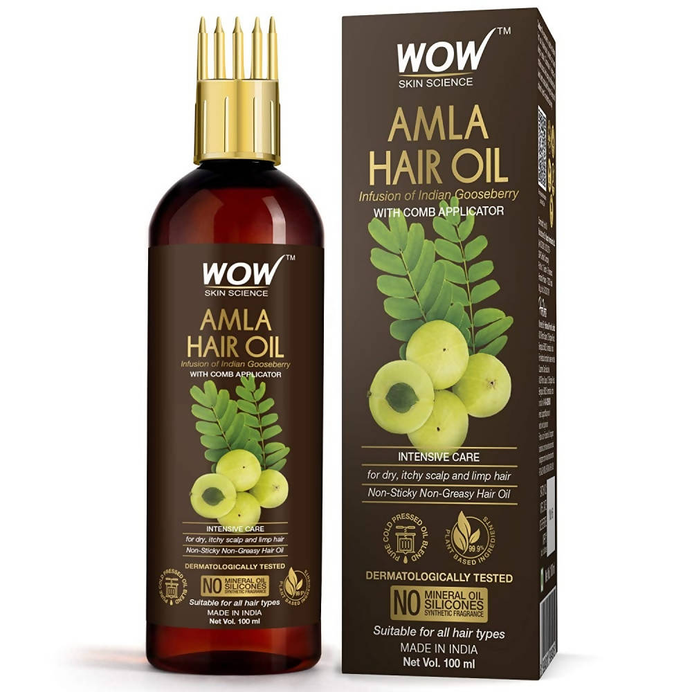 Wow Skin Science Amla Hair Oil | Grocsy