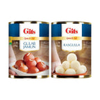 Gits Rasgulla & Gulab Jamun - Combo Pack | Grocsy