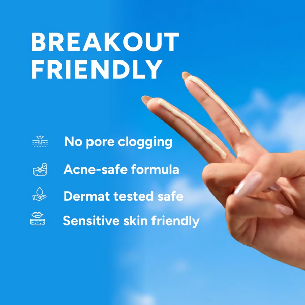 Vilvah Store Skin Finish Sunscreen SPF 50 PA++++ | Grocsy