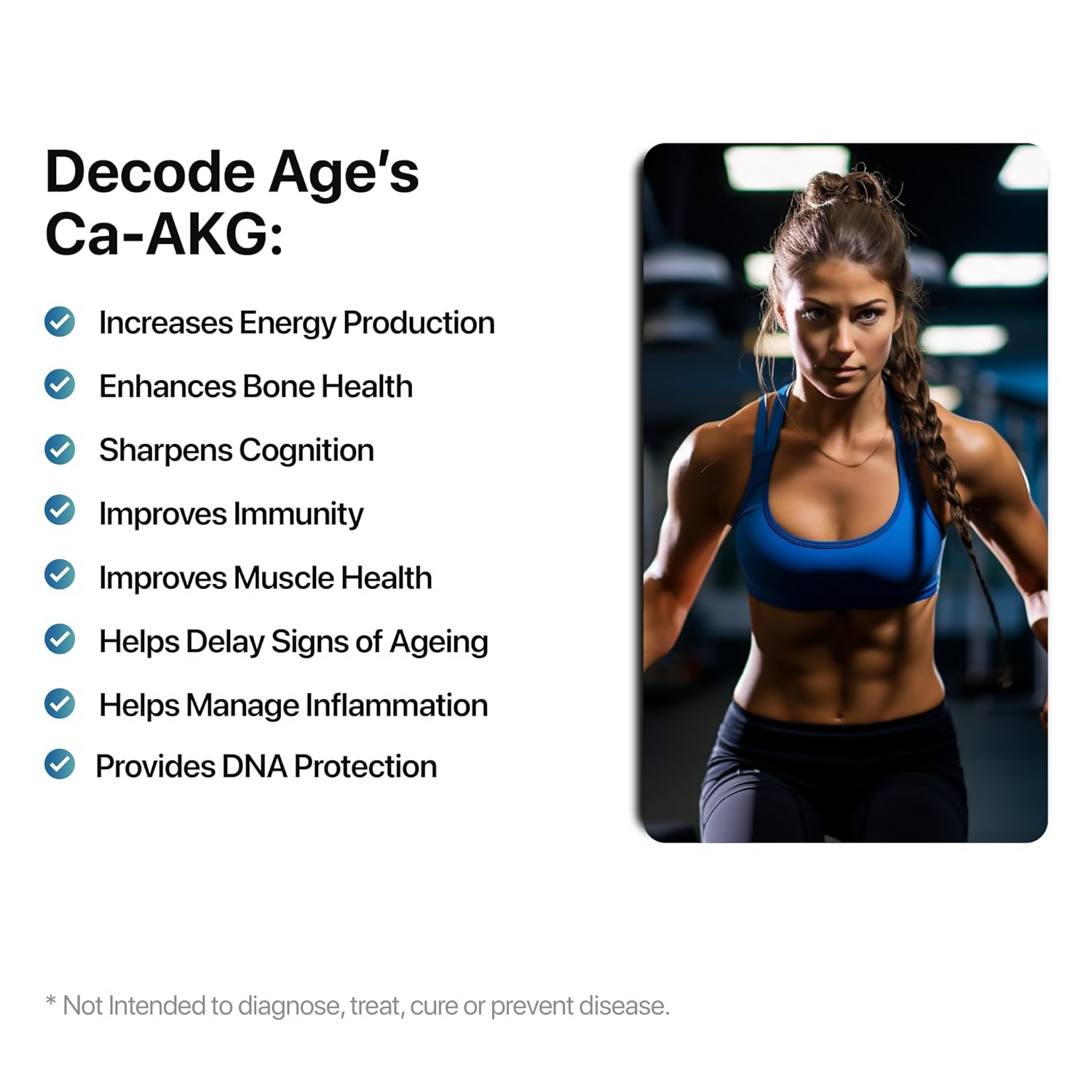 Decode Age Ca AKG Supplement Capsules | Grocsy