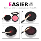 Bronson Professional Makeup Brush Cleaner Sponge Tin Quick Cleaning | Grocsy