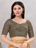 Joban Fashion Women Silk Wine Stitched Blouse | Grocsy