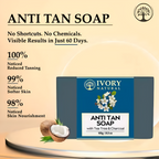 Ivory Natural Tan Soap - Tanning, Protect From Uv Rays For Both Men & Women | Grocsy