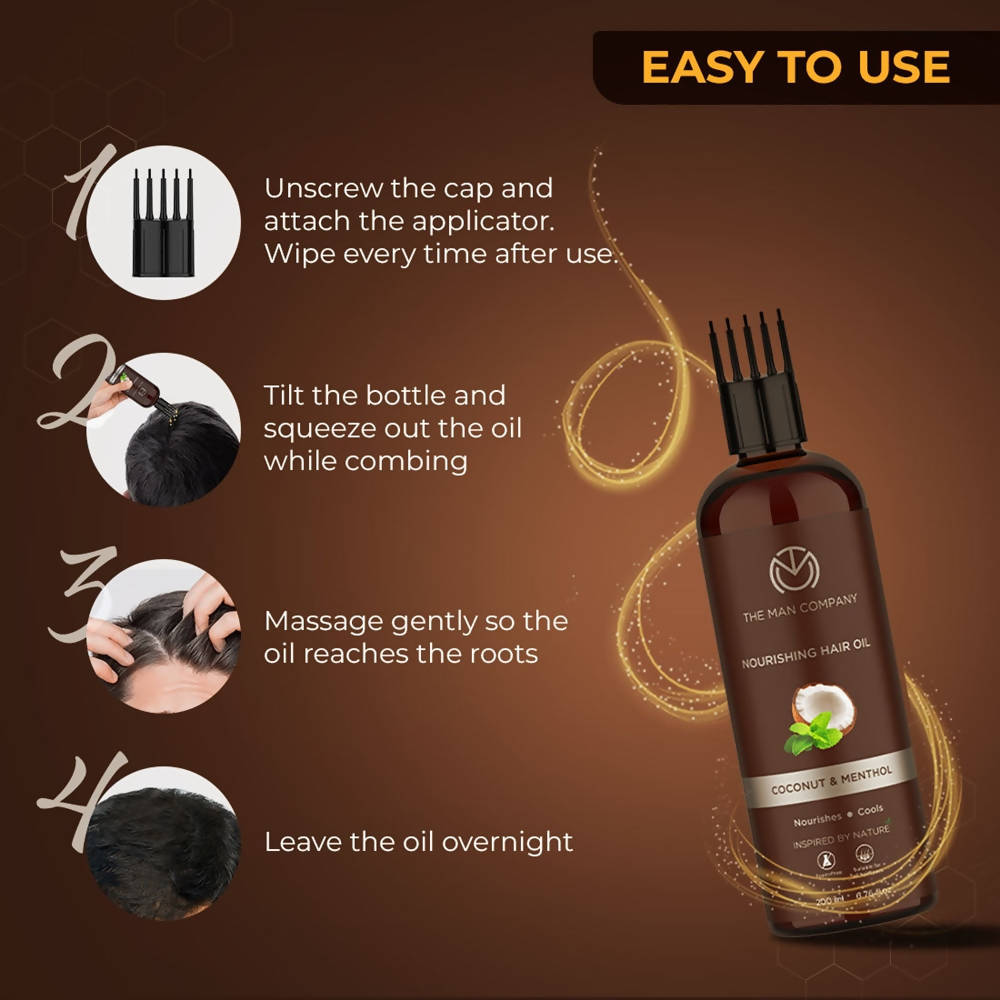 The Man Company Nourishing Hair Oil | Grocsy