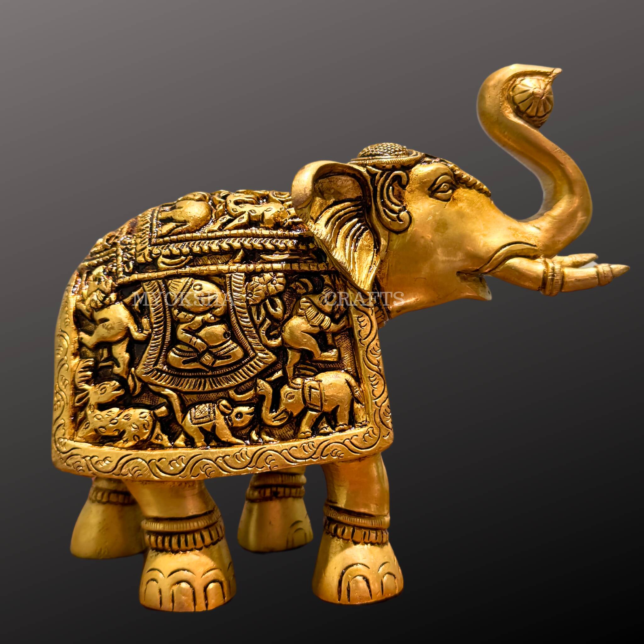 Brass Elephant Idol | Grocsy