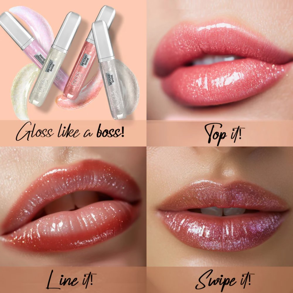 Faces Canada Beyond Shine Lip Gloss - Moonbeam 08 | Grocsy