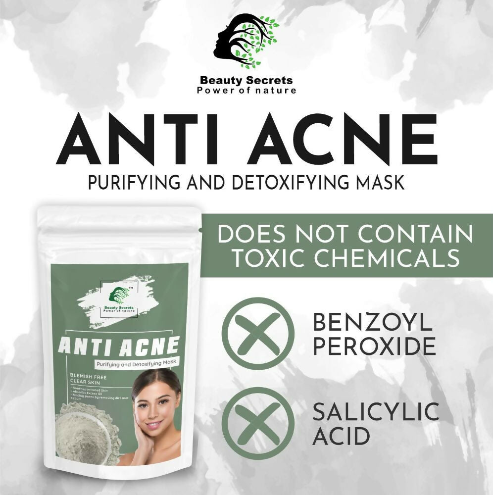 Beauty Secrets Anti Acne Face Mask | Grocsy