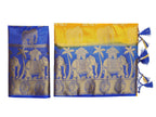 Mimosa Women's Gold Kanjivaram Art Silk Saree | Grocsy