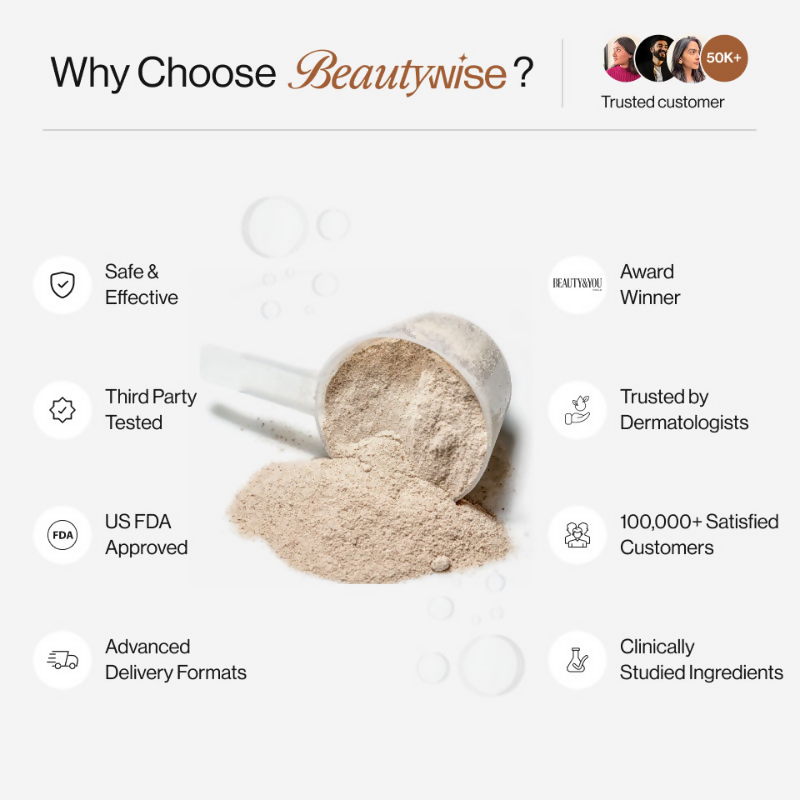 Beautywise Advanced Marine Collagen Peptides Powder - Unflavored | Grocsy