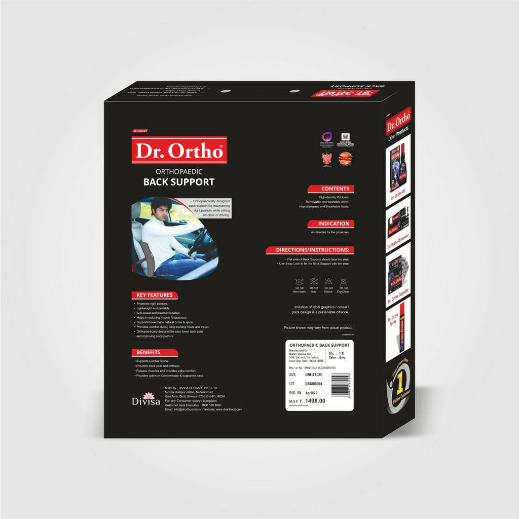 Dr. Ortho Back Support PU Foam | Grocsy