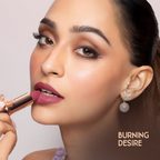 Nykaa Cosmetics X Bridgerton Creamy Matte Longwear Lipstick - Burning Desire | Grocsy