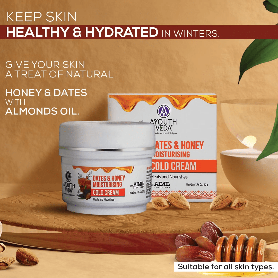 Ayouthveda Dates & Honey Moisturising Cold Cream | Grocsy
