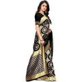 Vamika Banarasi Jaquard Black Weaving Saree (Banarasi 26) | Grocsy