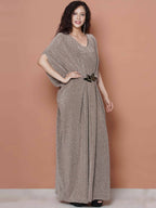 Women Republic Hand Embellished Golden Gown | Grocsy
