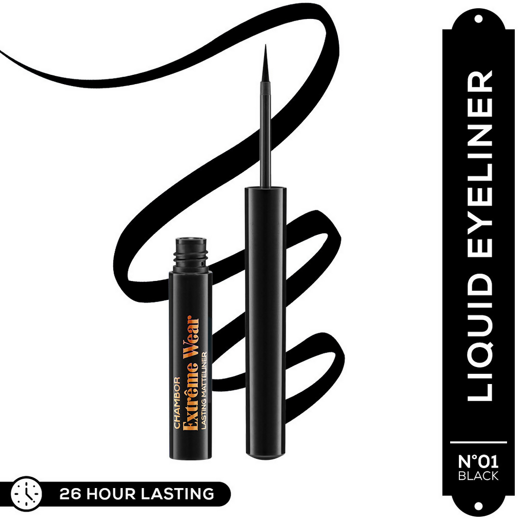 Chambor Extreme Wear Lasting Matte Liner - Black | Grocsy