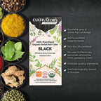 Cultivator's Organic Herbal Hair Color - Black | Grocsy