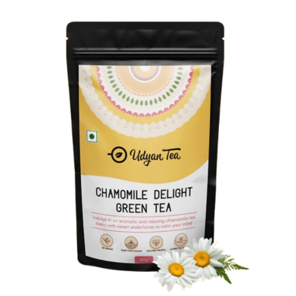 Udyan Tea Chamomile Delight Green Tea | Grocsy