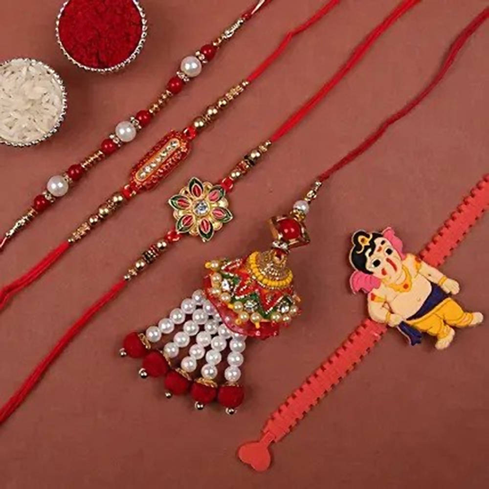 Grand Rakhi Set & Dairy Milk Chocolates | Grocsy
