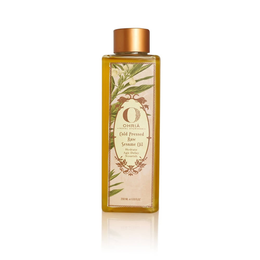 Ohria Ayurveda Cold Pressed Raw Sesame Oil | Grocsy