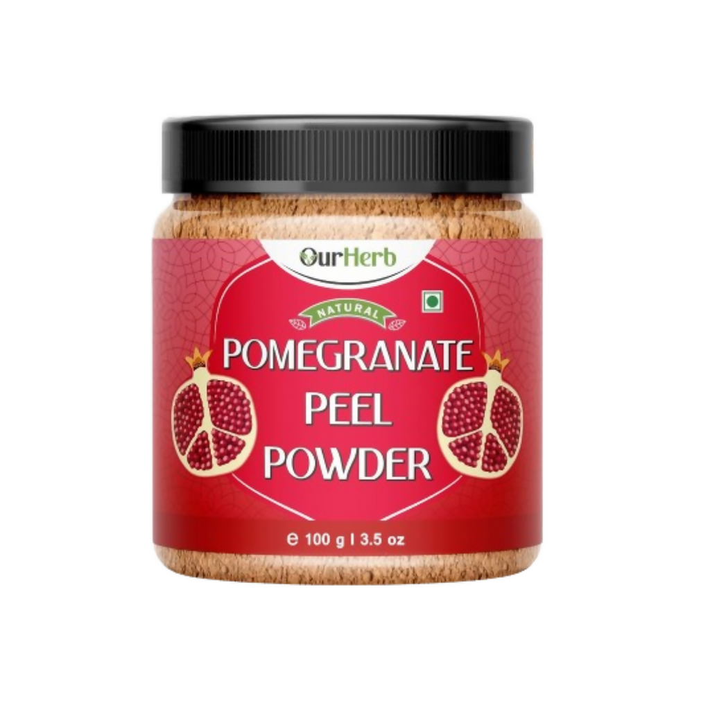 OurHerb Natural & Organic Pomegranate Peel Powder For Skin Care & Hair Care | Grocsy