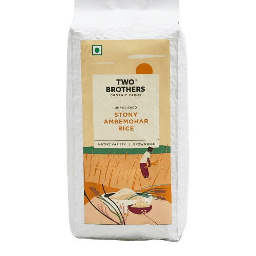 Two Brothers Organic Farms Stony Ambemohar Rice, Unpolished | Grocsy