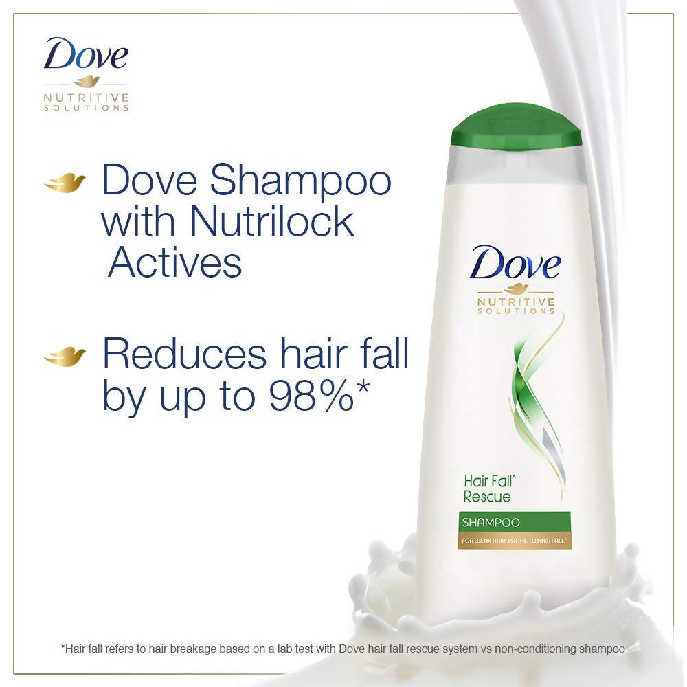 Dove Hair Fall Rescue Shampoo For Weak Hair Prone To Hairfall | Grocsy