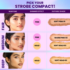 NY Bae Strobe Glow Compact Powder - Warm Pink 02 | Grocsy