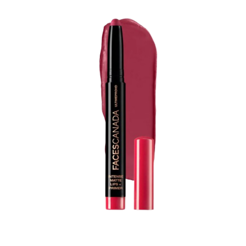 Faces Canada Ultime Pro HD Intense Matte Lips + Primer - Bold Wine 11 | Grocsy