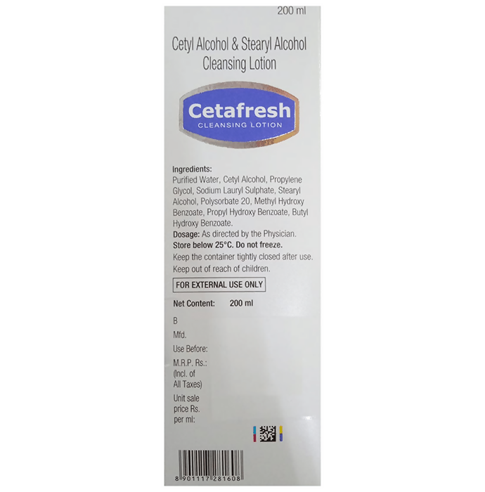 Cetafresh Cleansing Lotion for Oily to Normal Skin, pH Balanced & Fragrance Free | Grocsy