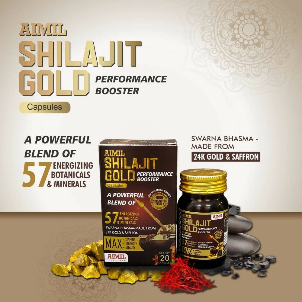 Aimil SJ Gold Capsules – Performance Booster | Grocsy