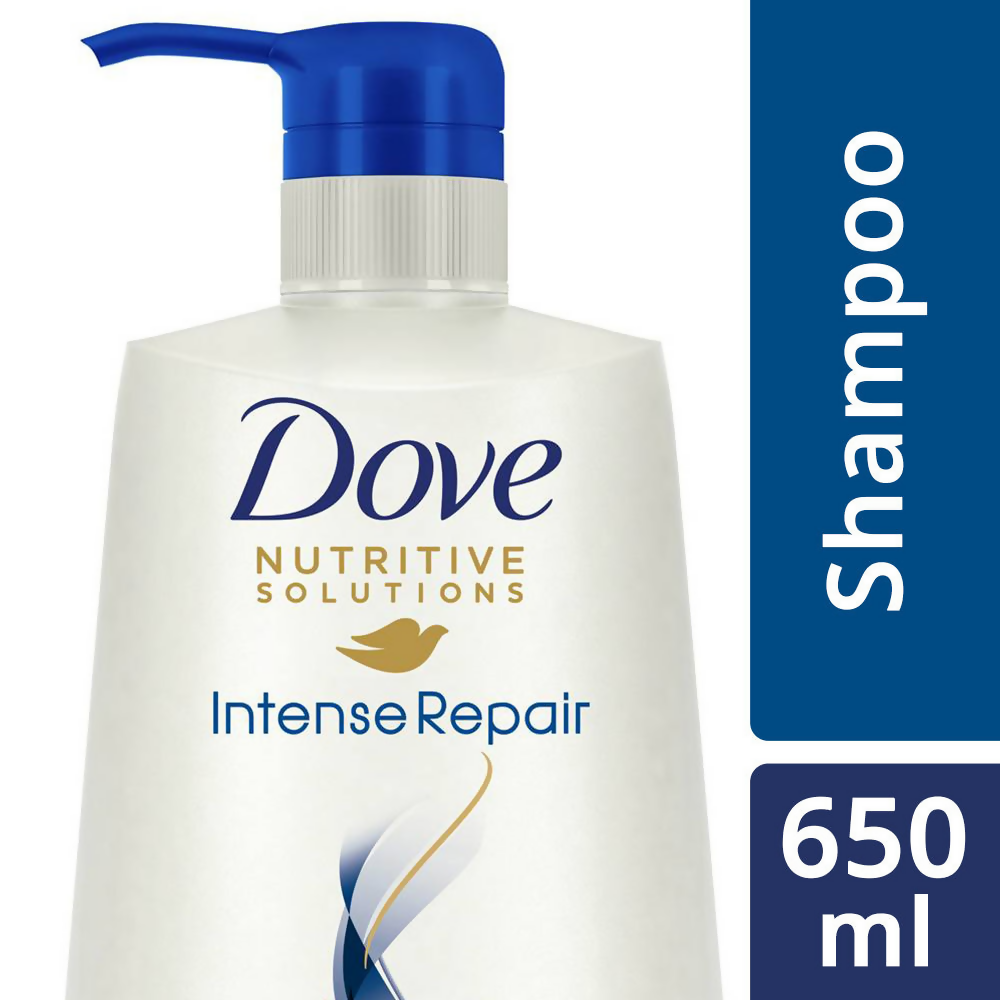 Dove Intense Repair Shampoo + Damage Solutions Intense Repair Conditioner | Grocsy
