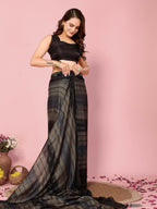 Attractive These Party Wear Ready To Wear Saree - Grey | Grocsy